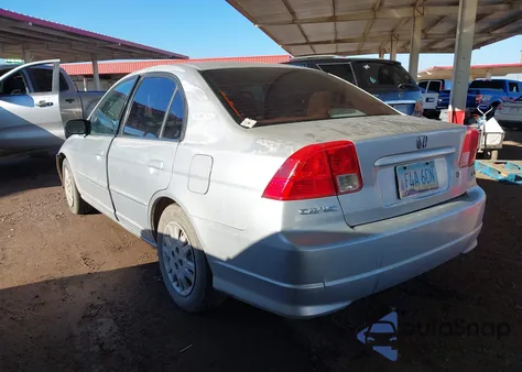2005 Honda Civic Lx from USA, damaged, VIN JHMES16555S006038